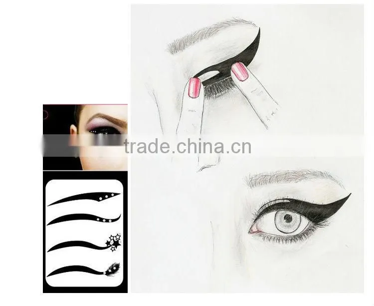 Tattoo eyeliner temporary/eyeliner tattoo sticker