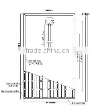 High efficiency and Good Quality 320W mono Solar Panels for home use, with A grade solar cells