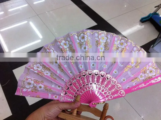 small plastic print fan for advertising