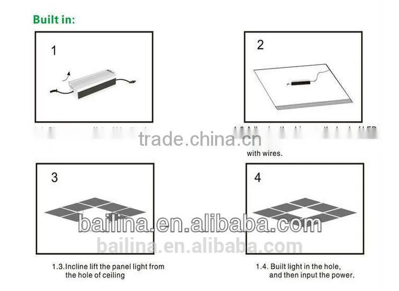 New products led panel light 600*600 36W with CE SAA ROHS approved