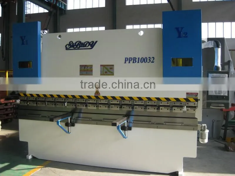 qc12y-6x3200 hydraulic shearing machine witT CNC controller and front feeder system