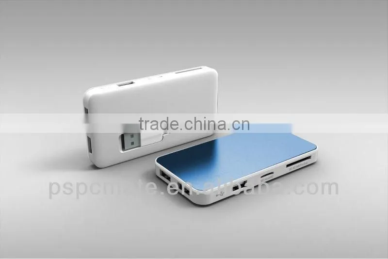 Creative 4port usb hub laser logo usb hub in desk usb hub for promotion