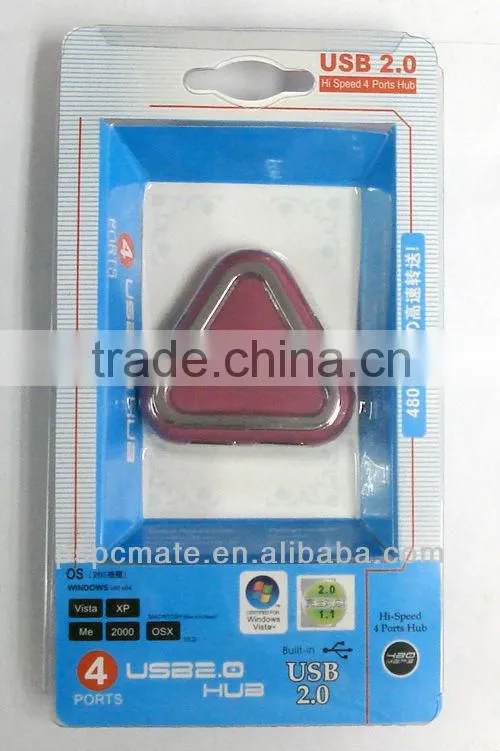 triangle usb hub 4 port usb hub as promotional gifts 2013