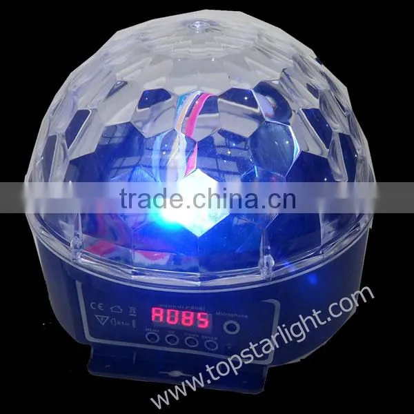 LED christmas crystal ball light 9W DMX LED crystal disco ball RGB