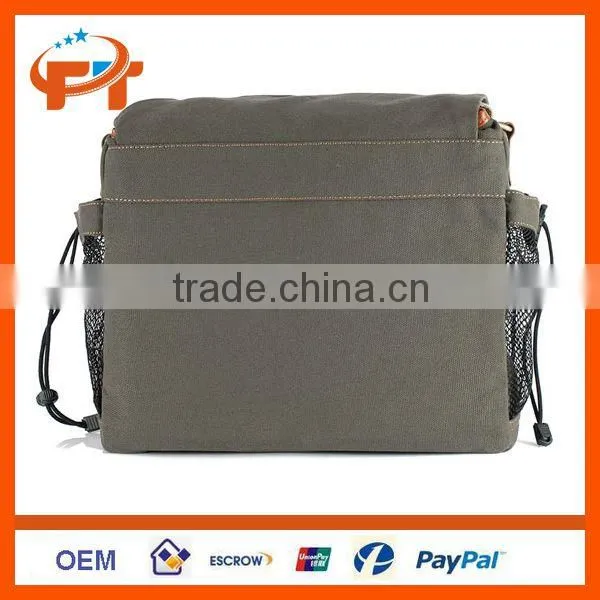 Canvas Shoulder Messenger Travel DSLR Camera bag for Canon