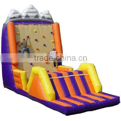 2015 giant inflatable climbing wall, exciting hot-selling inflatable wall, inflatable wall for adult