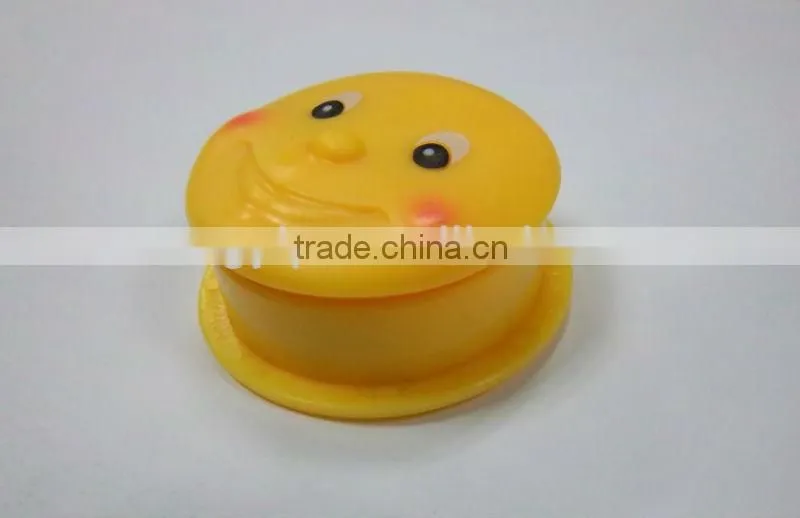 Promotional smiling face flashing badge