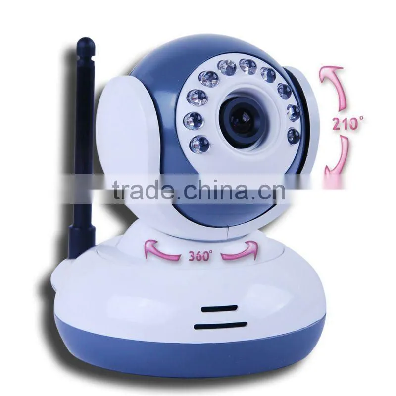 7" TFT LCD Wireless Video 2-way Talk Camera Baby Monitor