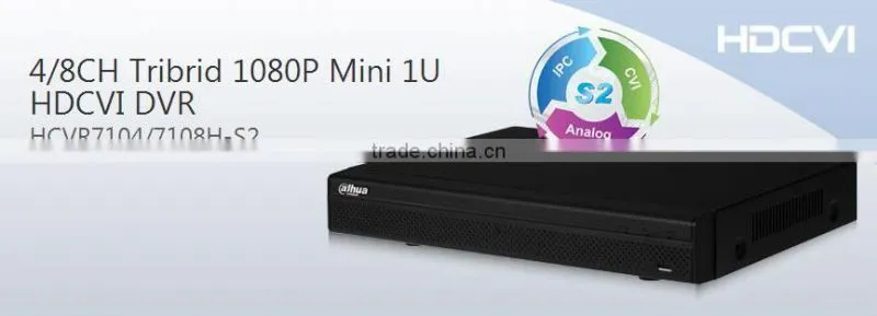 Dahua New Arrival Security DVR 4/8CH Tribrid 1080P Mini 1U HDCVI DVR