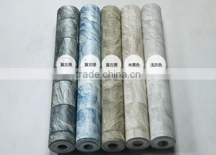2016 factory price self adhesive bamboo decor wallpaper