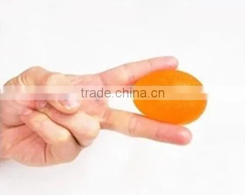 silicone egg shape finger exercise ball silicone grip ball