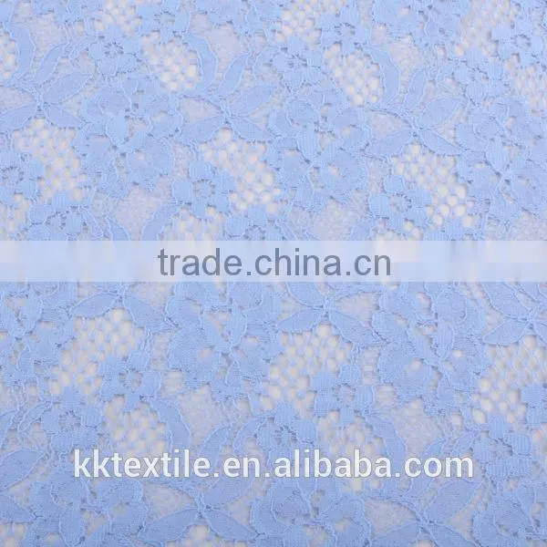New Arrival Elegant 80% Cotton 20% Nylon mesh lace fabric in two colors