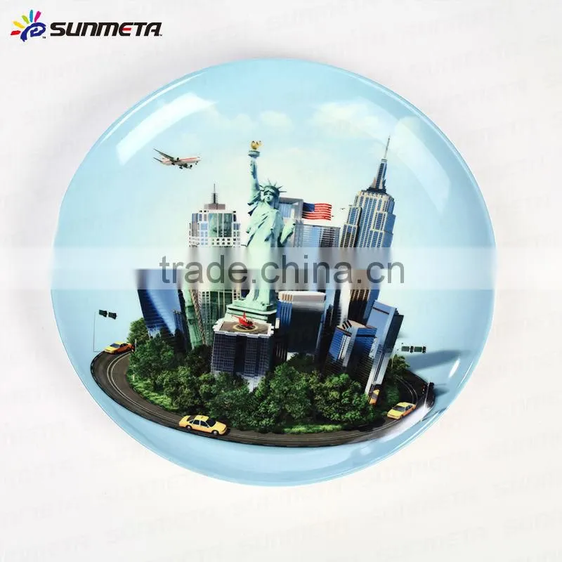 Sublimation Blank Ceramic Plate For Heat Transfer Printing