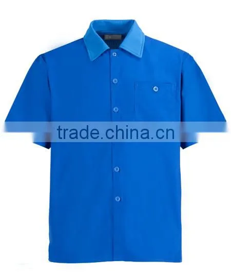 Wholesale Summer Men's Chef Kitchen Shirt/Chef Uniform