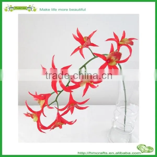plastic artificial flower wholesale artificial polyester flower