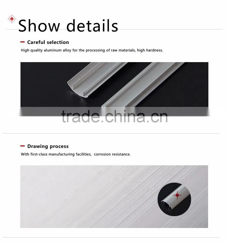 ISO Aluminum alloy wire protection trunking for flooring high quality China Supplier