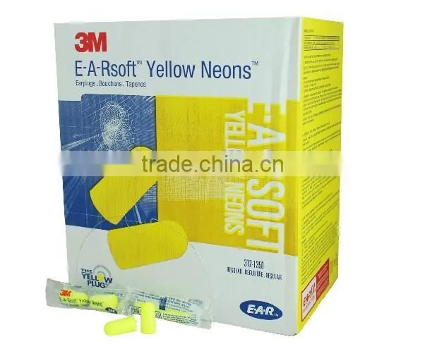 33 Decibel high quality 3m ear plug afety earplug/PU earplug 3M earplug bulk earplugs