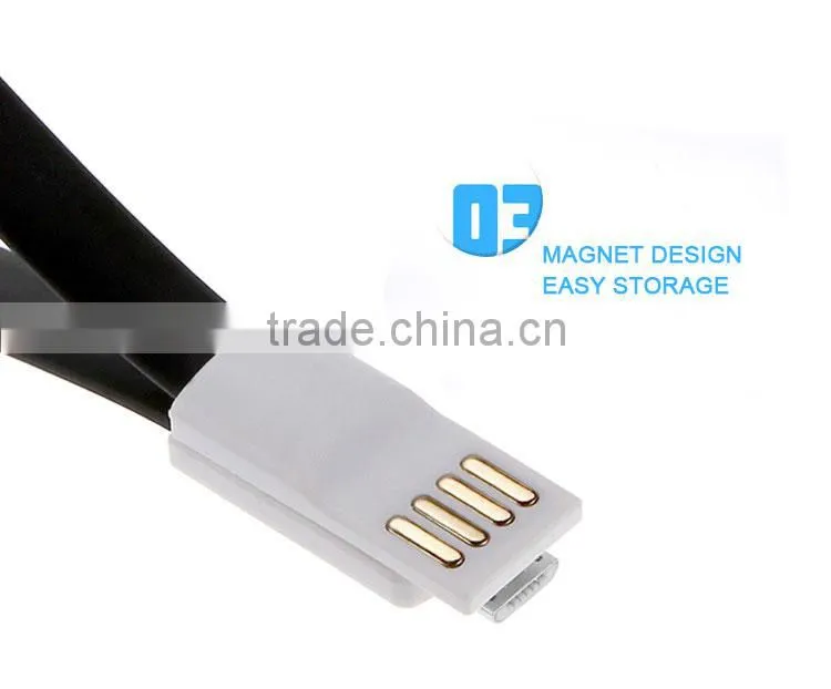Veister Magnet Data Cable Micro USB Cable Charging Cable for smartphone and tablet