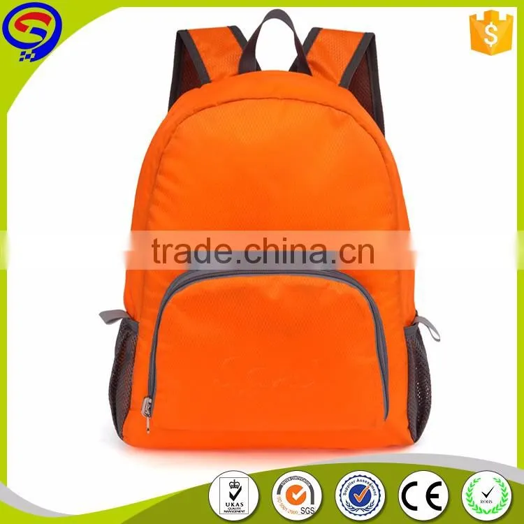 New Arrival! Hot Selling! teens nylon foldable sport backpack