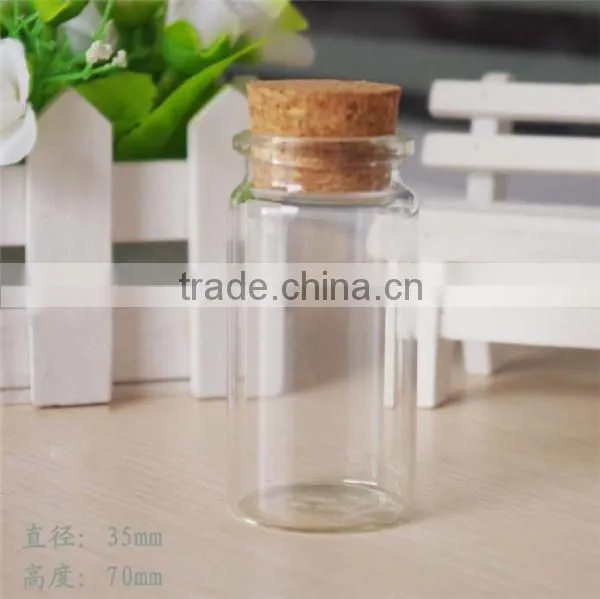 35mm diameter small bottle with cork