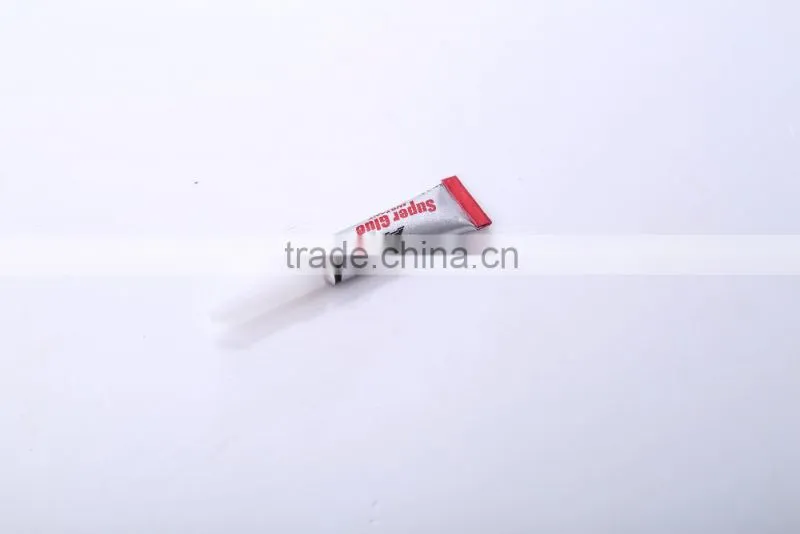 Jinyu hot sale factory price oem odm welcome 3 seconds quick dry aluminium tube packing super strong glue for rubber