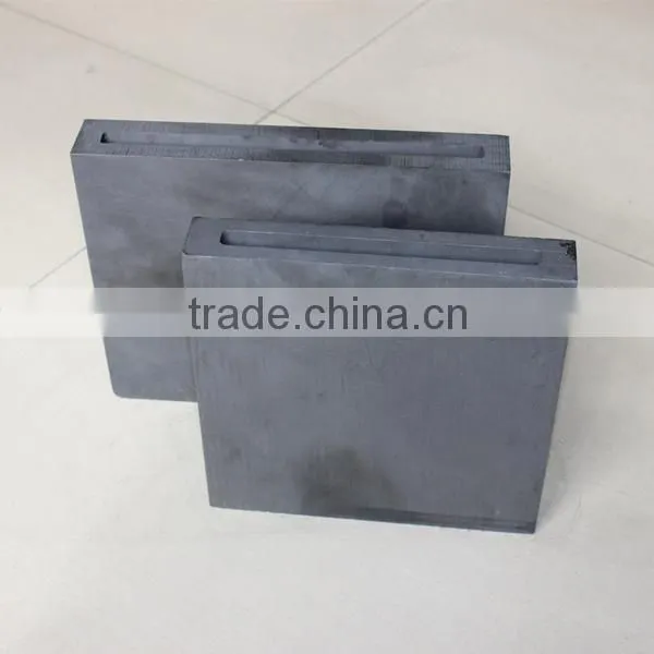 High density graphite die for copper continous casting