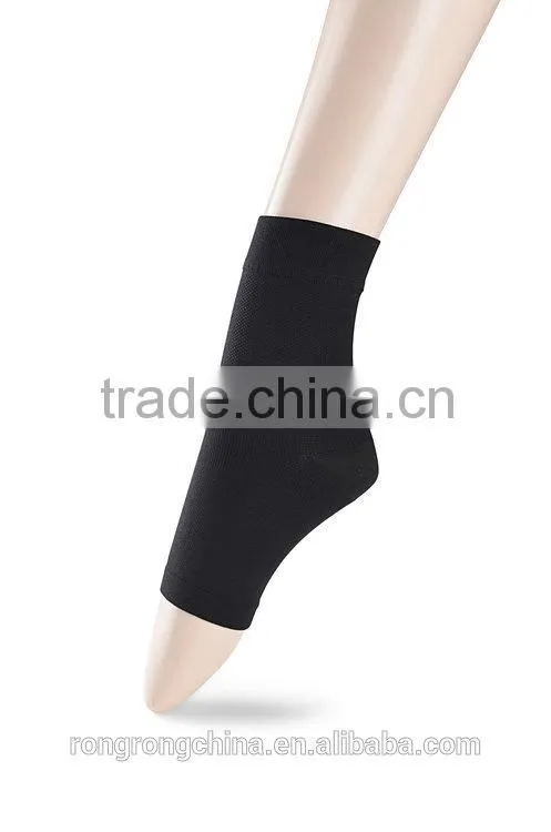 Medical Foot Compression Sleeve Ankle Sleeveless For Sports