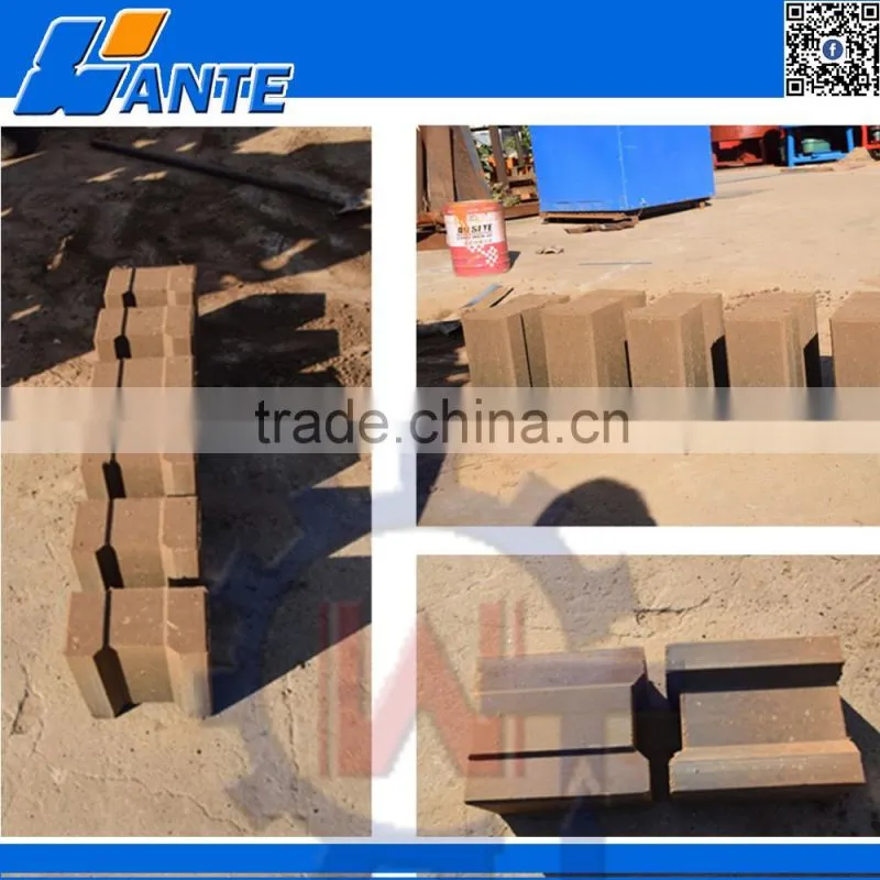WT2-20M Diesel engine soil interlocking pressing bricks machine