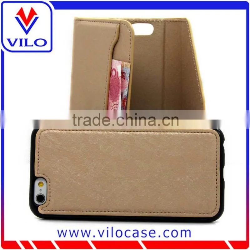 wholesales female Luxury wallet leather case for iphone 6s