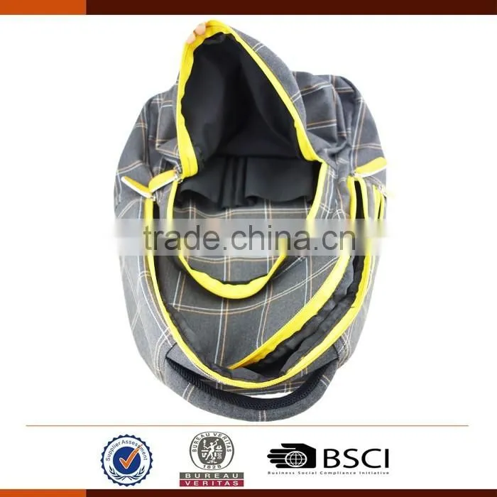 Fashion Plaid Laptop Backpack With Laptop Compartment