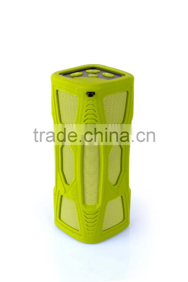 2015 Hot outdoor waterproof speakers , Wireless Bluetooth Car Home Stereo Speaker Outdoor Shockproof Portable Speakers