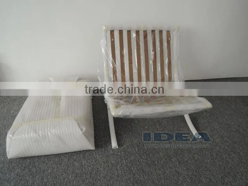 DC2001 Replica Mies Van Der Rohe Barcelona Chair - Light Brown
