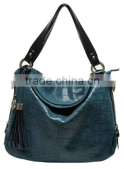 Top fashion lady's genuine leather brand designer handbag in 2011