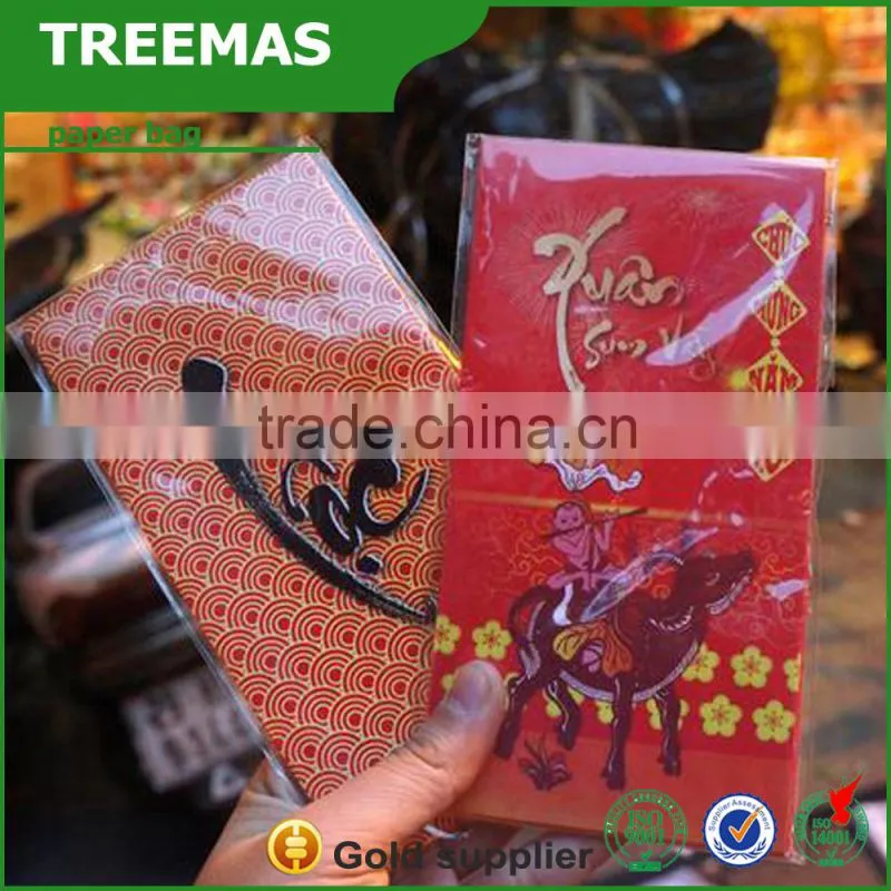 2016 High quanlity new year red packet boxes of luck envelop china supplier