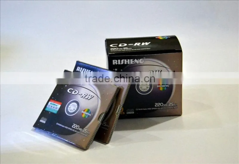 Printable CD-RW 1-12X 700MB/RISHENG CD-RW/3 inch mini cd-rw