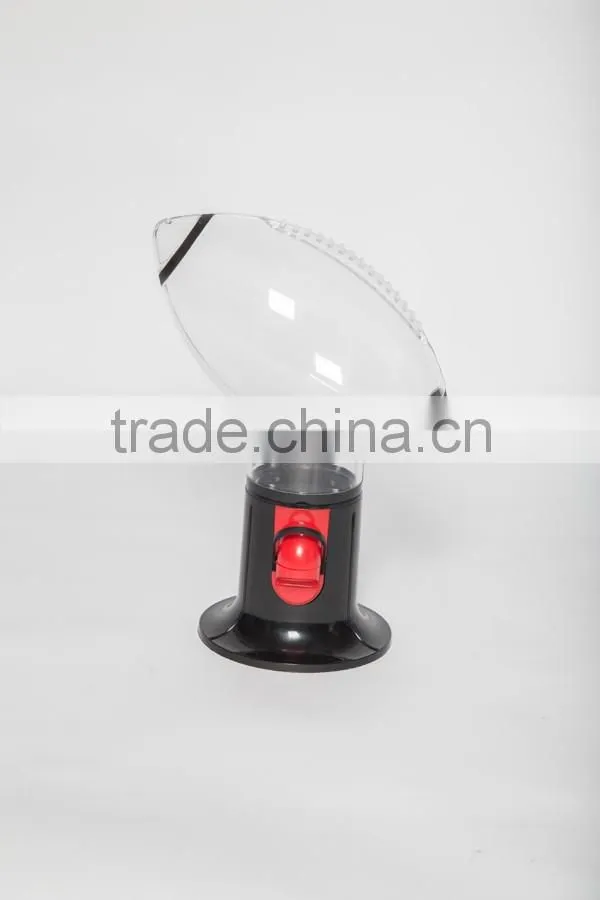 football plastic snack dispenser candy dispenser