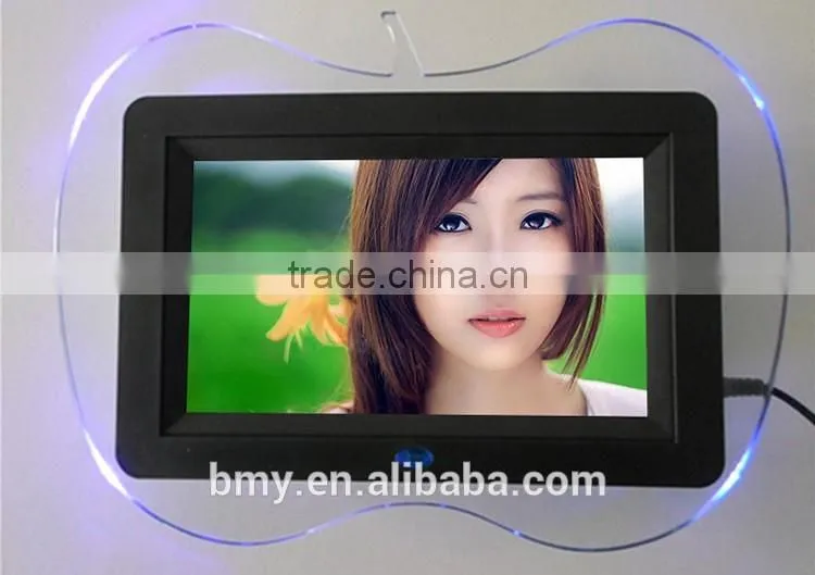 7 inch gift digital photo frame Alarm Clock MP3 MP4 Movie Player