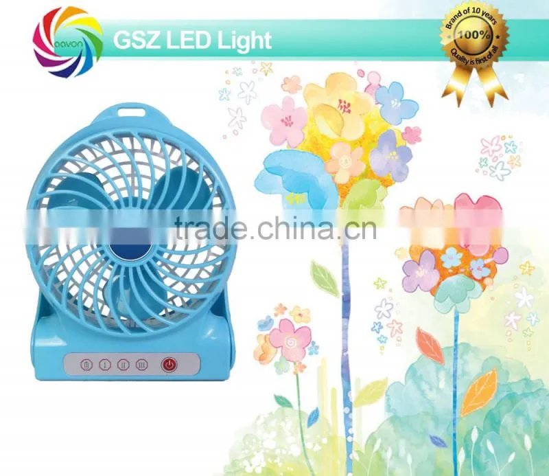 18650 lithium battery operated mini usb spocket rechargeable fan