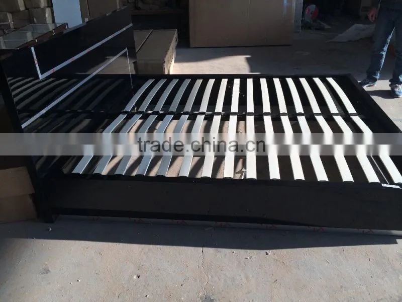 Bedroom design furniture black high gloss