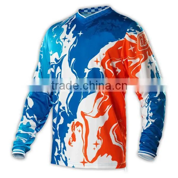 China manufactory cool black motorcycle jersey custom made
