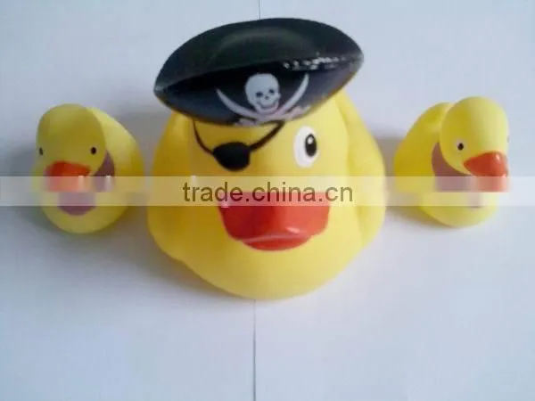 3pcs Funny Yellow Rubber Duck toys