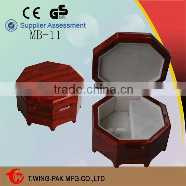 Color brilliancy lacqure octagon regina music box for sale