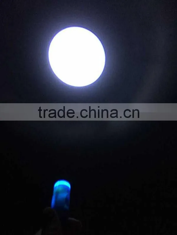 LOGO Print USB Rechargeable MINI LED Torch With Laser Light