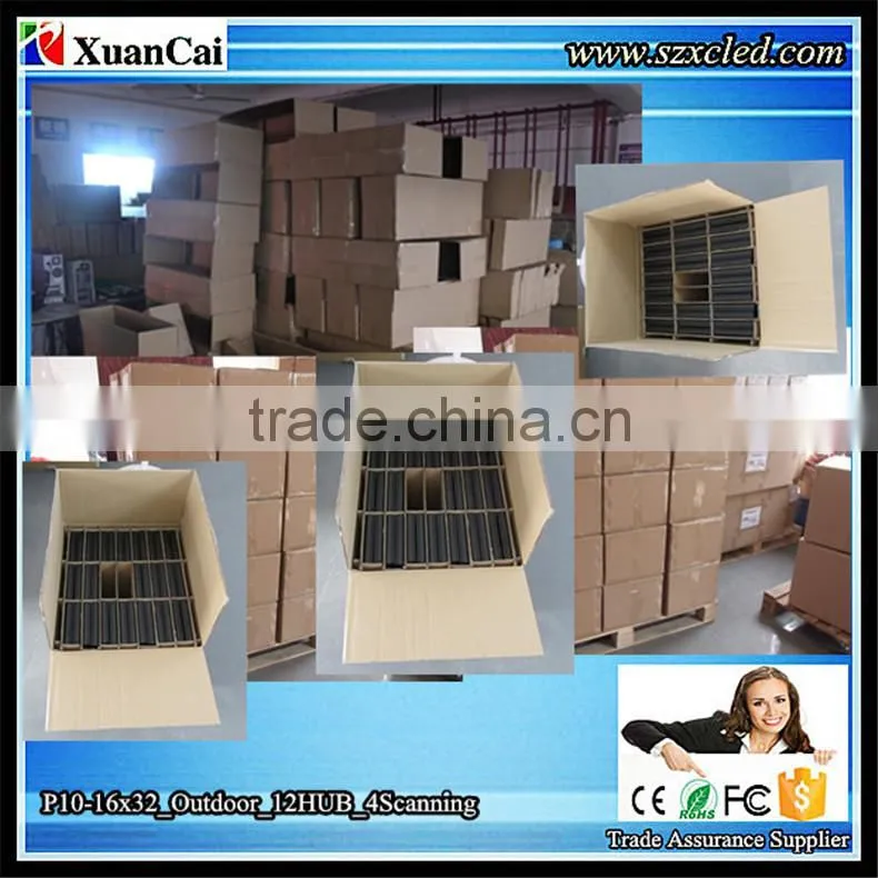 CE RoHS P10-16x32 (160x320MM) Outdoor RG bi-color led display boards price manufacturer