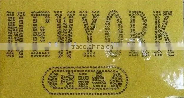hot fix sequin transfer motifs for the lady clothes