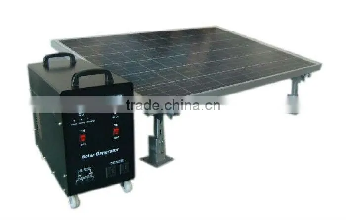 200W solar system for hom,5.5V/12V/220V output solar generator