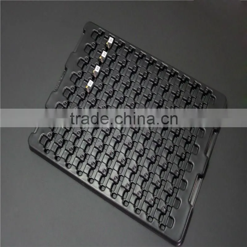 Blister packing tray for electronics,vacuum thermoforming,OEM design