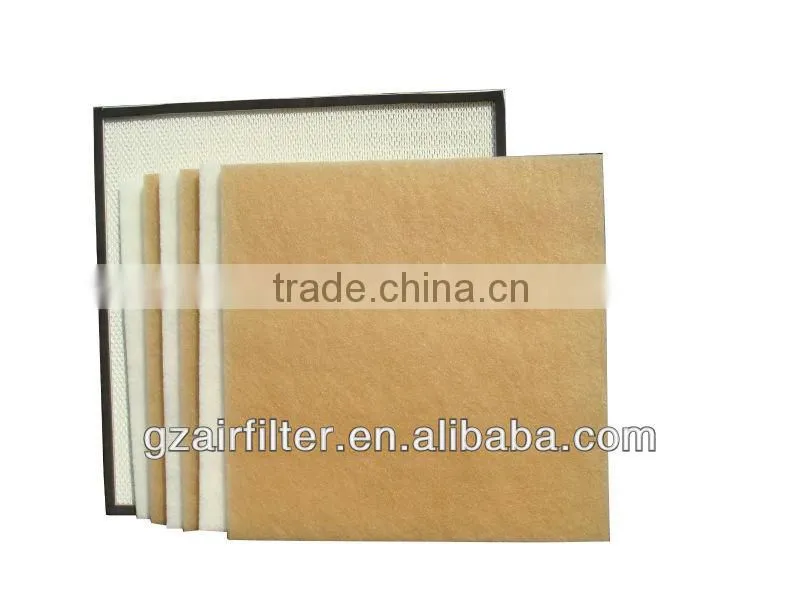g4 air panel filter of high temperature