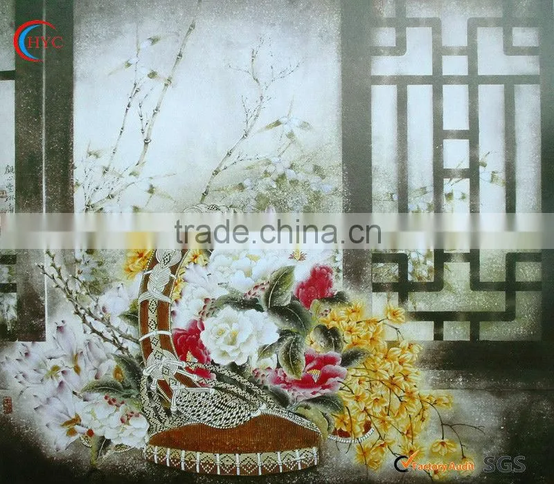 2013modern famous chinese art oil painting printed