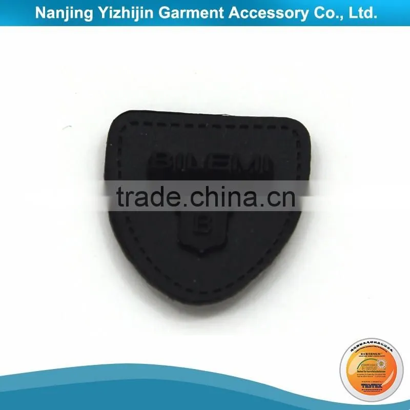 High Quality Garment Cord Stopper Leather Made in Yizhijin